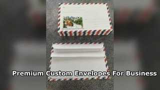 Enveloppes en papier de luxe personnalisées pour entreprises et cadeaux