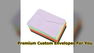 Enveloppes colorées personnalisées pour votre marque