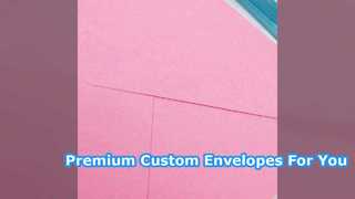 Enveloppes personnalisées en papier kraft pour invitations et cartes