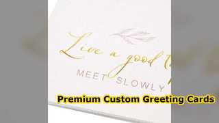 Cartes de vœux de luxe personnalisées pour chaque occasion