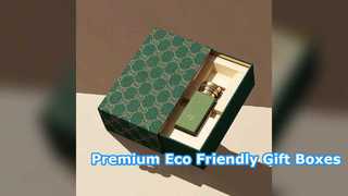Emballage écologique de boîte-cadeau de luxe fait sur commande de tiroir