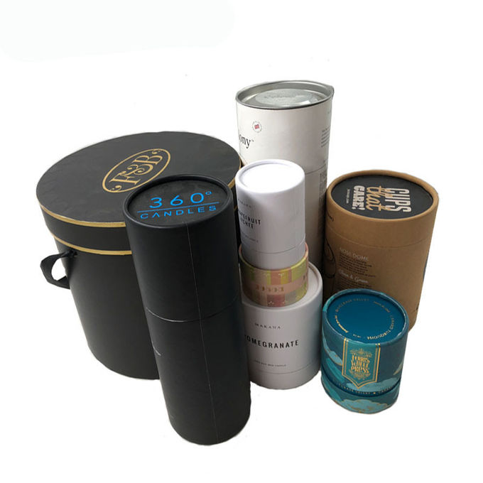 L'emballage tubulaire rond de tube de catégorie comestible conçoivent l'emballage en fonction du client de cylindre de nourriture