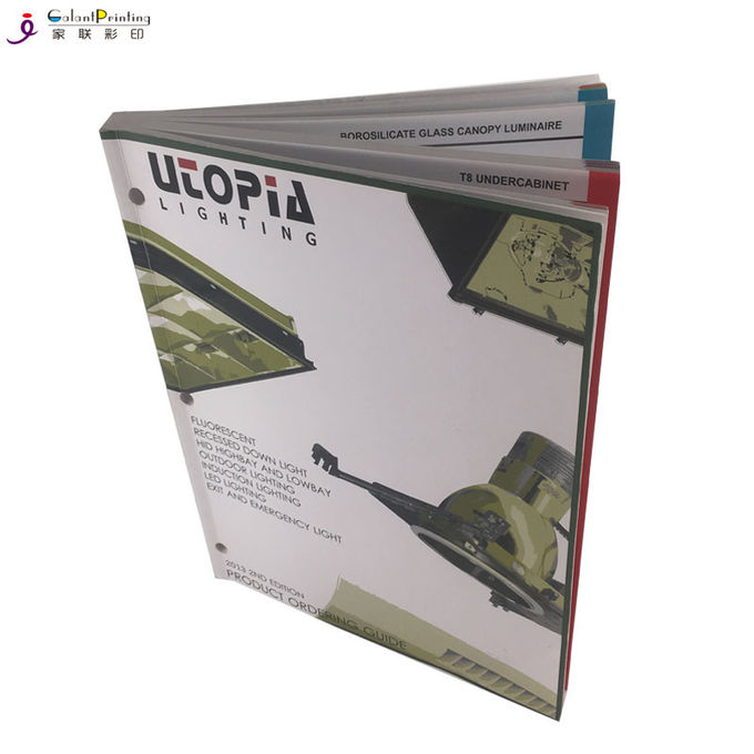 Estampillage polychrome d'aluminium de guide de couverture arrière de papier d'imprimerie de la brochure A4